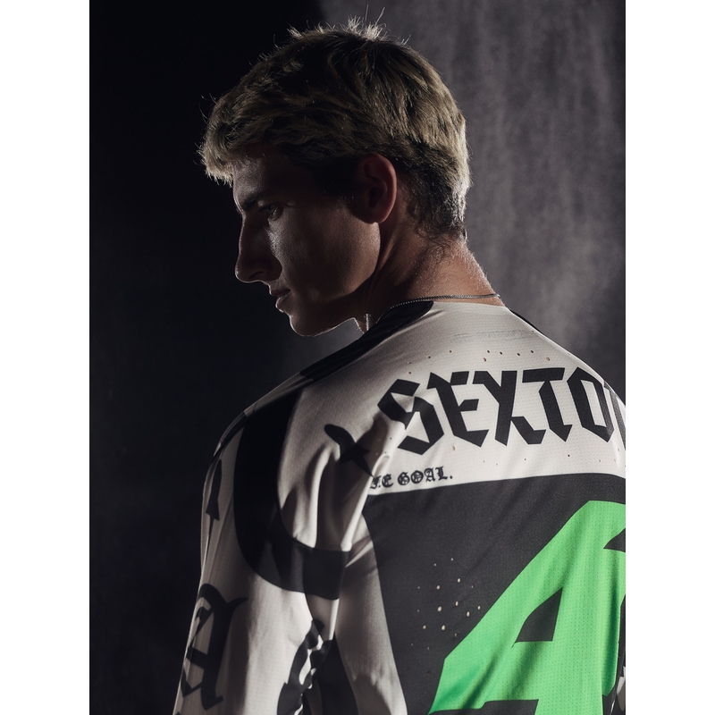 Alpinestars Techstar limitált kiadású Wolf Dust motokrossz mez homokos-fekete