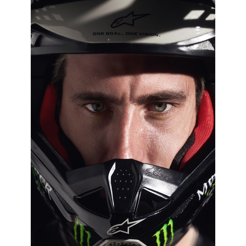 Alpinestars Techstar limitált kiadású Wolf Dust motokrossz mez homokos-fekete