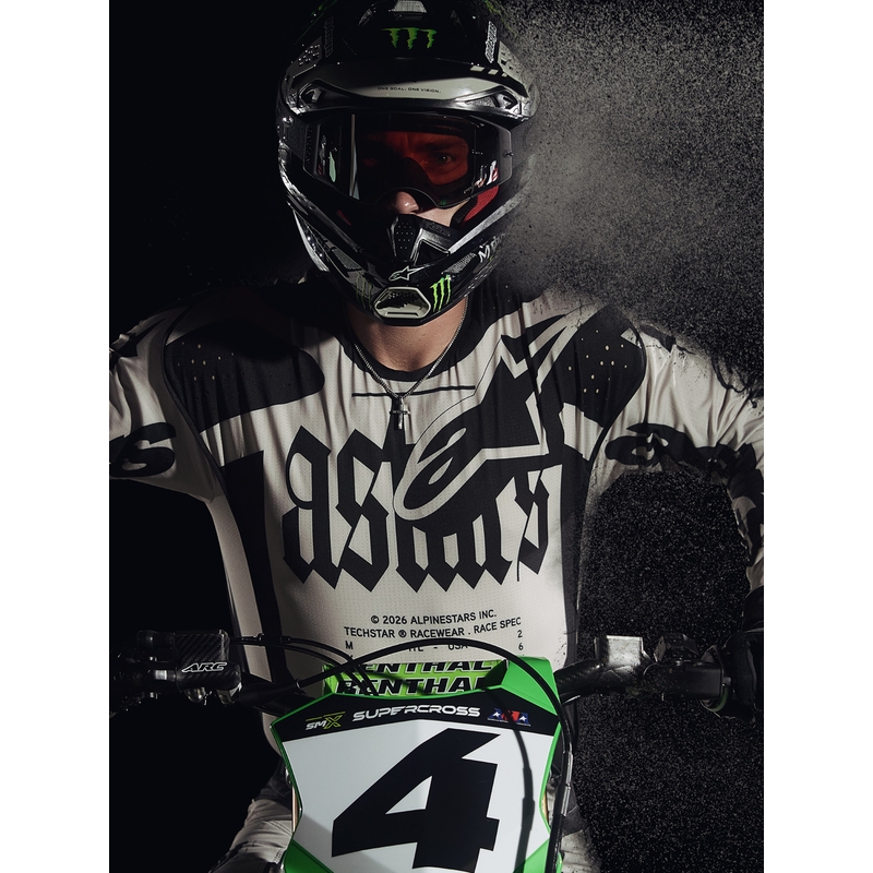 Alpinestars Techstar limitált kiadású Wolf Dust motokrossz mez homokos-fekete