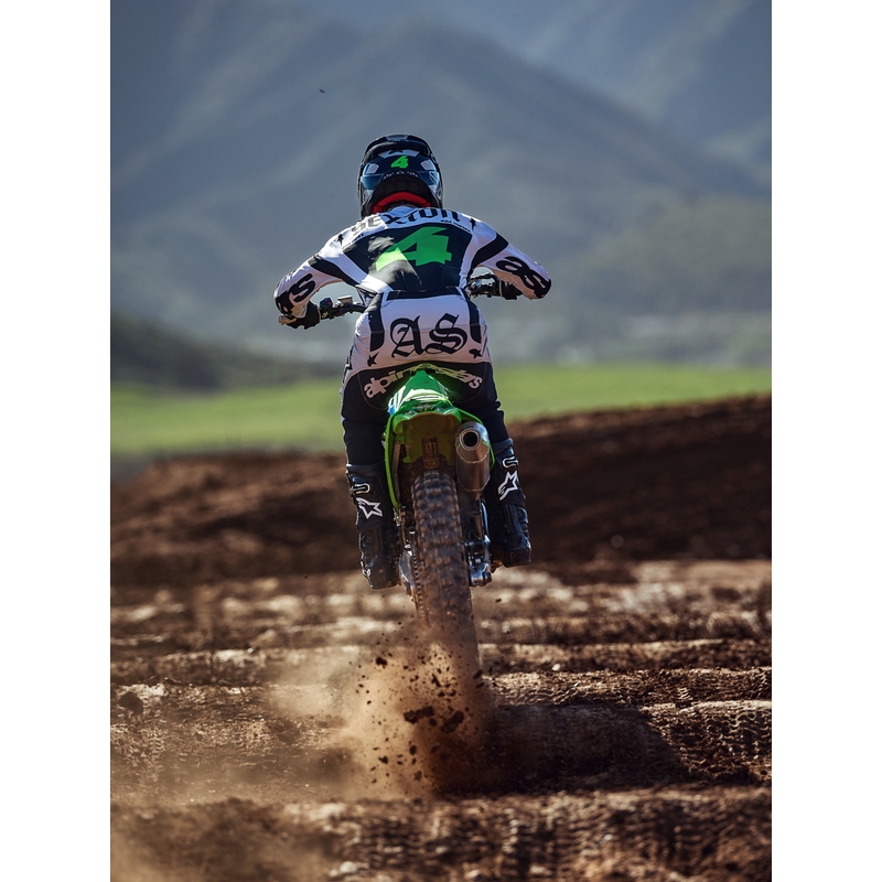 Alpinestars Techstar limitált kiadású Wolf Dust motokrossz mez homokos-fekete