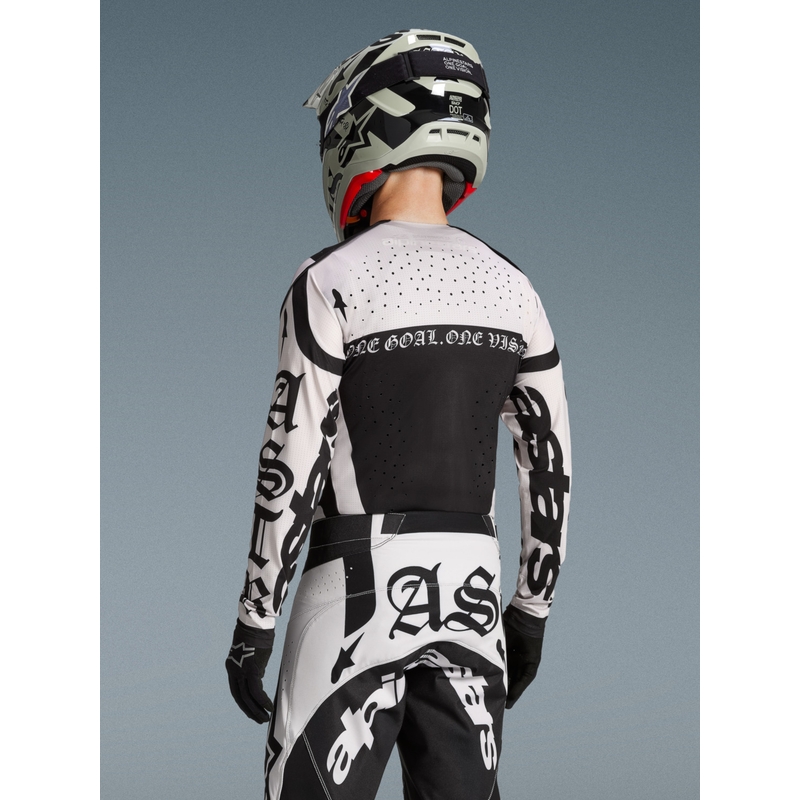 Alpinestars Techstar limitált kiadású Wolf Dust motokrossz mez homokos-fekete