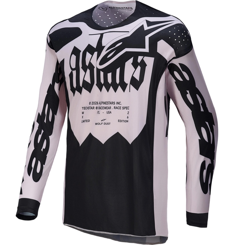 Alpinestars Techstar limitált kiadású Wolf Dust motokrossz mez homokos-fekete