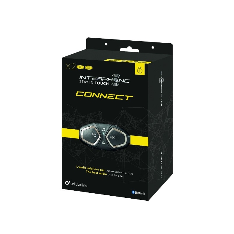 Bluetooth kihangosító CellularLine Interphone CONNECT - Twin Pack