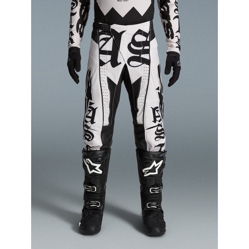 Alpinestars Techstar limitált kiadású Wolf Dust motokrossz nadrág homokos-fekete