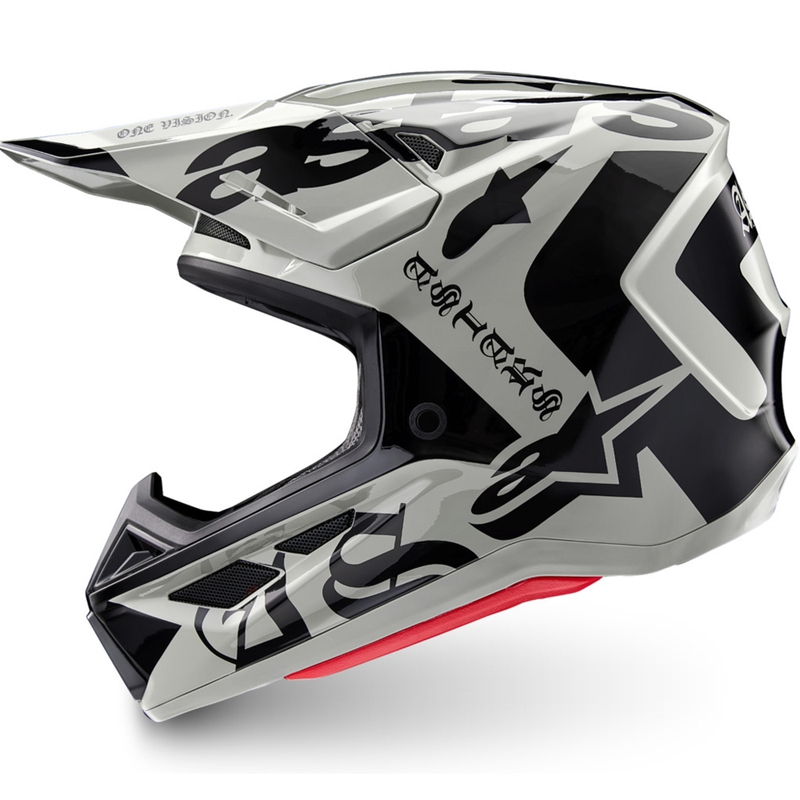 Alpinestars Supertech S-M7 limitált kiadású Wolf Dust motokrossz bukósisak homokos-fekete