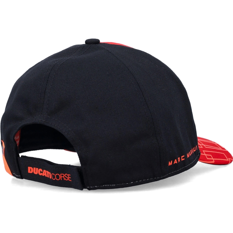 Ducati Corse Marc Marquez 93 Box Logo siltes sapka fekete-piros