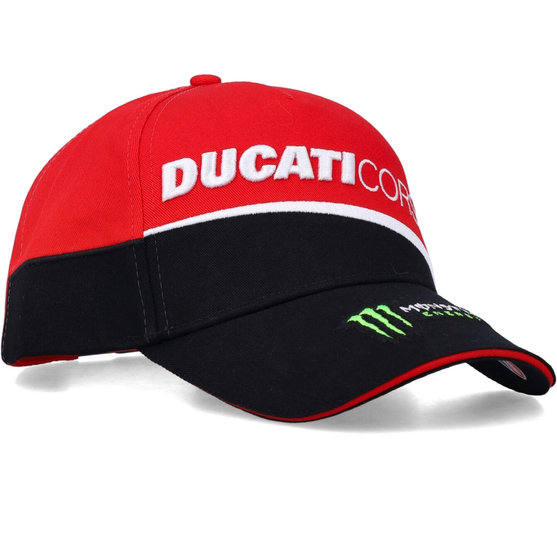 Ducati Corse Monster Diagonal sapka fekete-piros