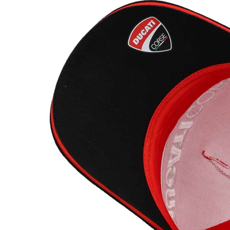 Ducati Corse Monster Diagonal sapka fekete-piros