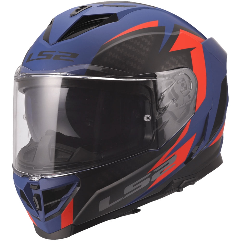 LS2 FF818 Storm III Dynamo zárt motoros bukósisak kék-piros