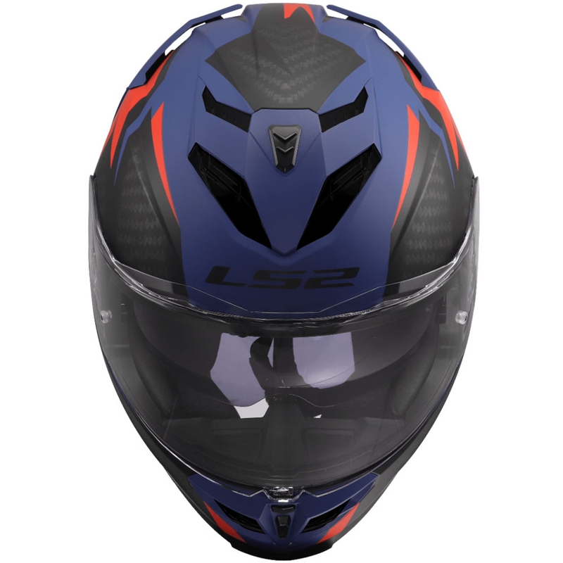 LS2 FF818 Storm III Dynamo zárt motoros bukósisak kék-piros