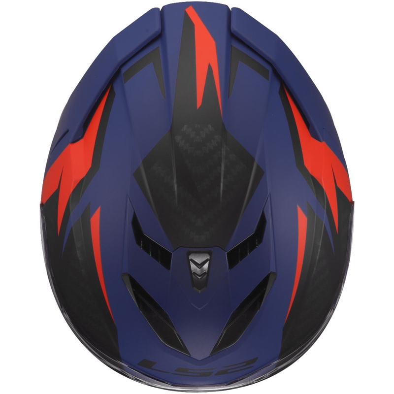 LS2 FF818 Storm III Dynamo zárt motoros bukósisak kék-piros