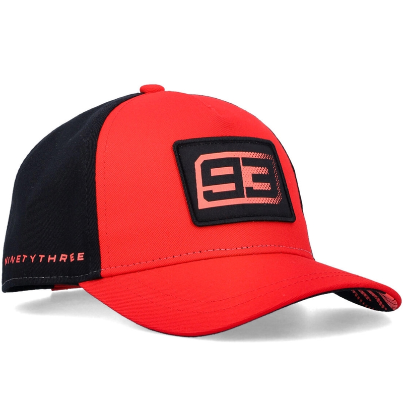 Ducati Marc Marquez Baseball 93 Patch gyerek sapka fekete-piros