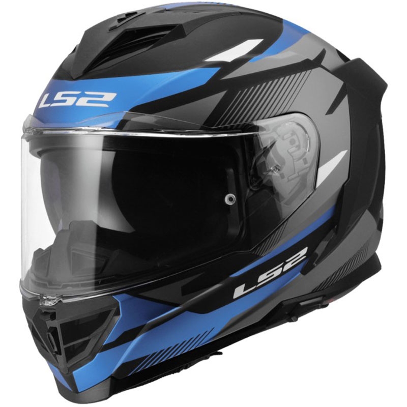 LS2 FF818 Storm III Komai zárt motoros bukósisak fekete-kék