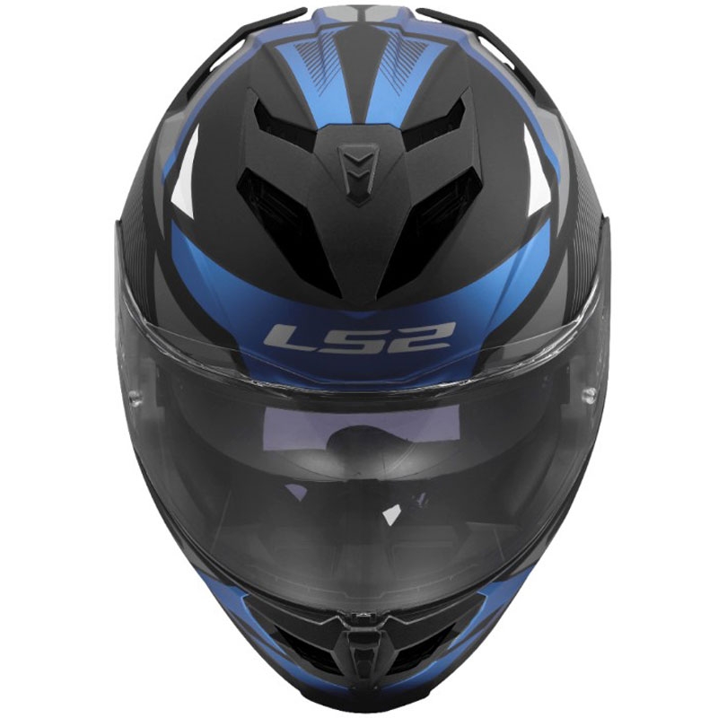 LS2 FF818 Storm III Komai zárt motoros bukósisak fekete-kék