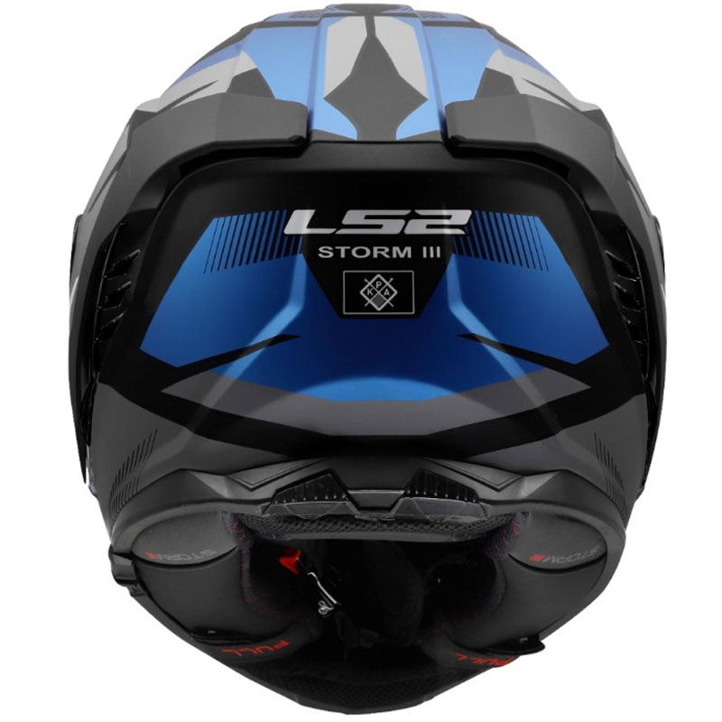 LS2 FF818 Storm III Komai zárt motoros bukósisak fekete-kék