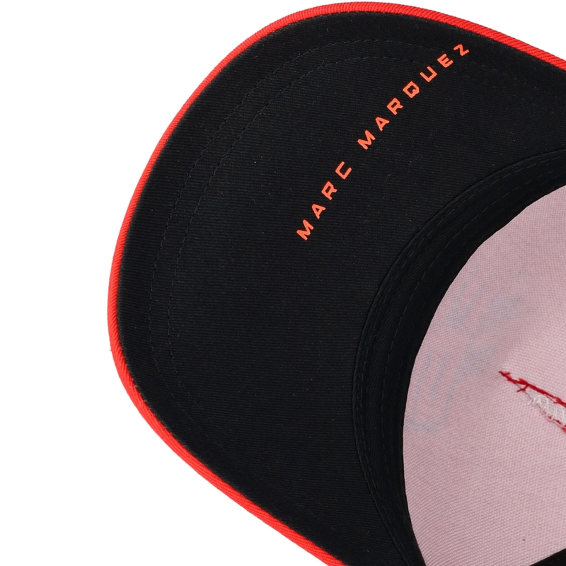 Ducati Marc Marquez Baseball Cap 93 and Rectangle Ground sapka fekete-piros