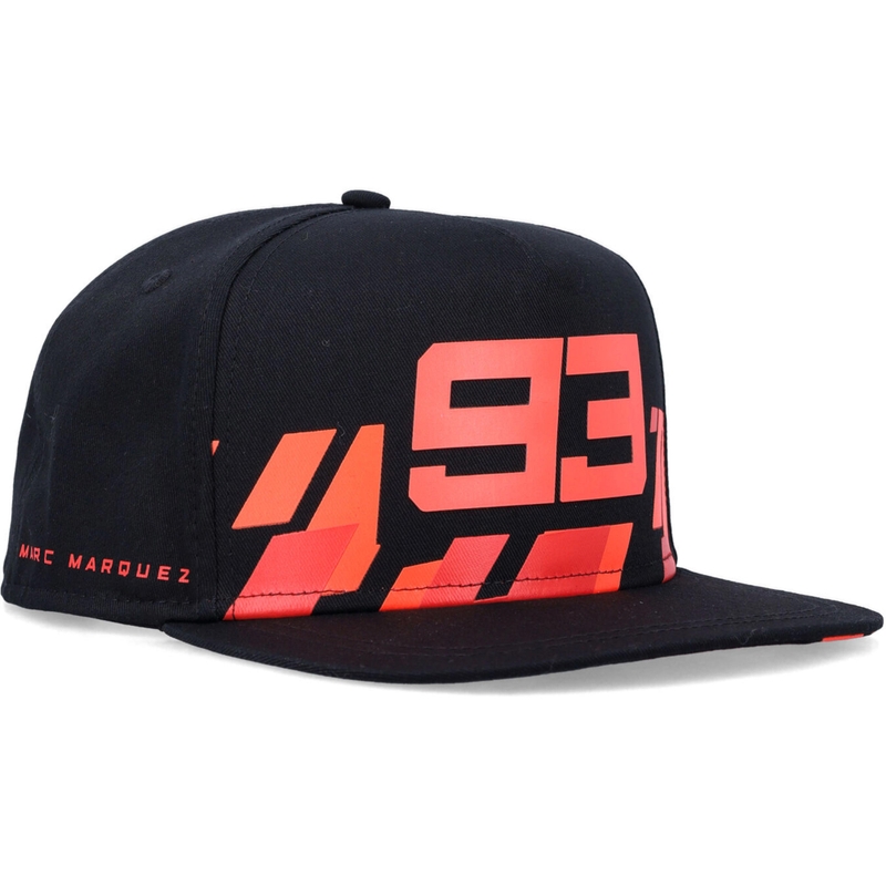 Ducati Marc Márquez Flat Cap 93 Red Rectangles sapka fekete
