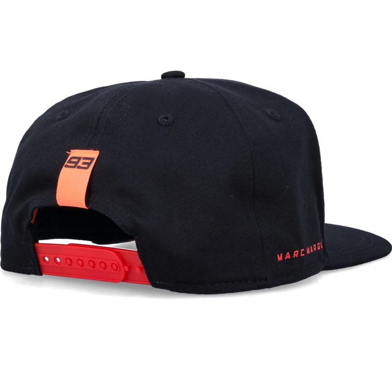 Ducati Marc Márquez Flat Cap 93 Red Rectangles sapka fekete