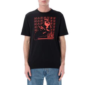 Tričko Ducati Marc Marquez Repeated Logo černé