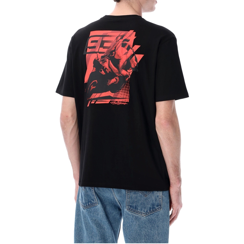 Ducati Marc Marquez Man 93 Look Back póló fekete