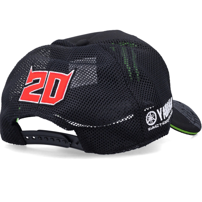 Yamaha Monster Fabio Quartararo Sponsor sapka fekete