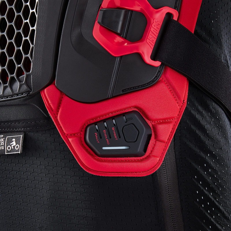 Alpinestars TECH-AIR®OFF-ROAD system motoros légzsák mellény fekete-piros