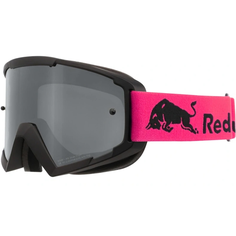 Red Bull Spect Whip motokrossz szemüveg fekete, ezüst lencsével