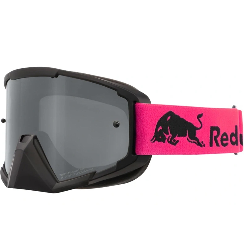 Red Bull Spect Whip motokrossz szemüveg fekete, ezüst lencsével