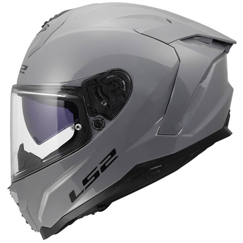 LS2 FF817 Challenger II Solid zárt motoros bukósisak fényes szürke