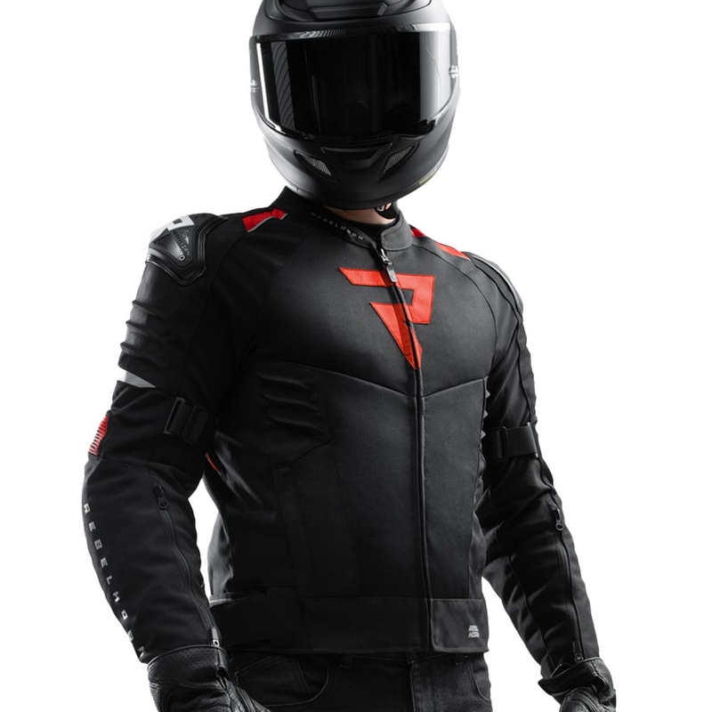 Rebelhorn Vandal 2 Air motoros kabát fekete-piros