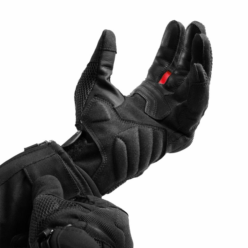 Rebelhorn Core női motoros kesztyű fekete-piros