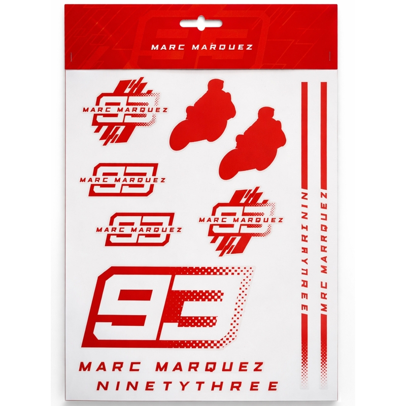Ducati Marc Marquez Big Stickers MM93 matricák piros