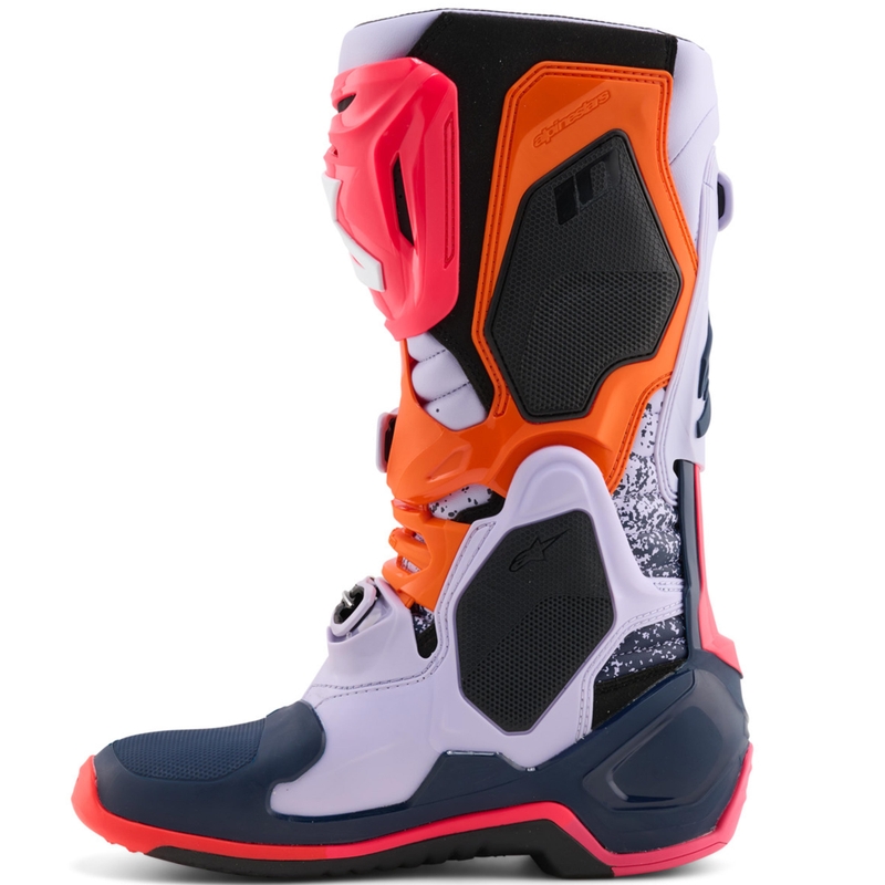 Alpinestars TECH 10 limitált kiadás Records motokrossz csizma fekete-színes