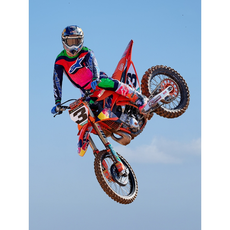 Alpinestars TECH 10 limitált kiadás Records motokrossz csizma fekete-színes