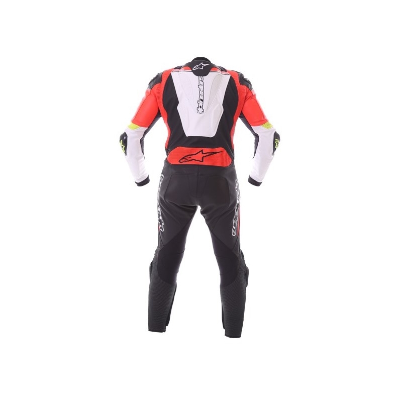 Egyrészes össz alpinestars Atem fekete-fehér-fluo piros-fluo sárga