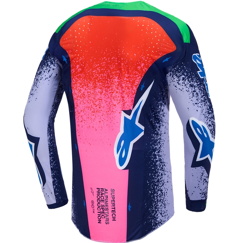 Alpinestars Supertech limitált kiadás Records motokrossz mez szürke-színes