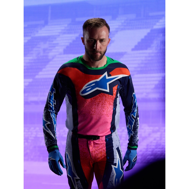 Alpinestars Supertech limitált kiadás Records motokrossz nadrág szürke-színes