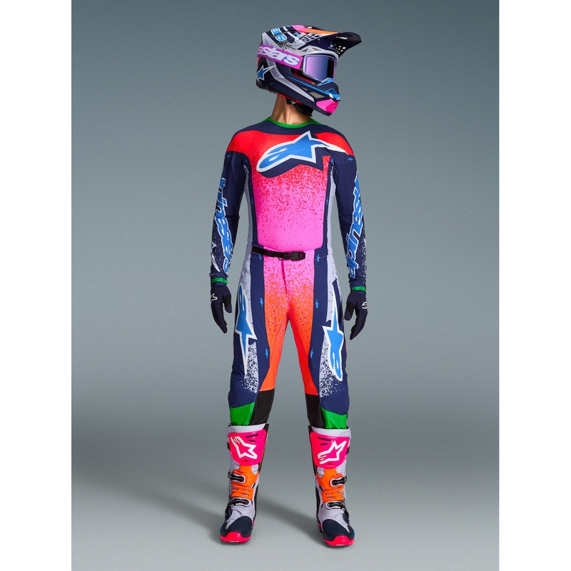 Alpinestars Supertech limitált kiadás Records motokrossz nadrág szürke-színes
