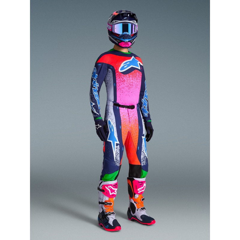 Alpinestars Supertech limitált kiadás Records motokrossz nadrág szürke-színes