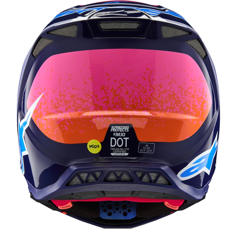 Alpinestars Supertech limitált kiadás Records motokrossz bukósisak szürke-színes