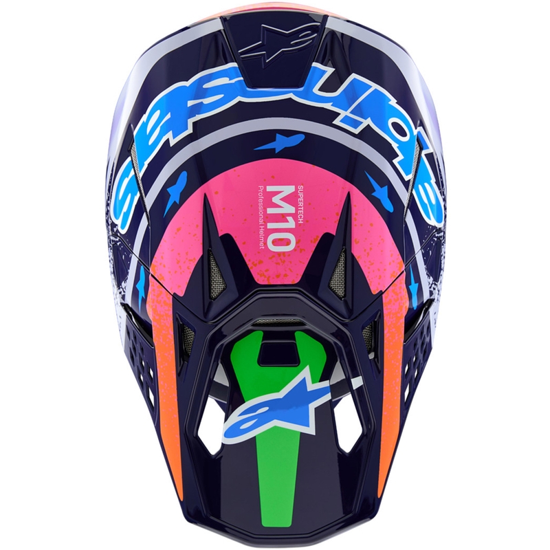 Alpinestars Supertech limitált kiadás Records motokrossz bukósisak szürke-színes