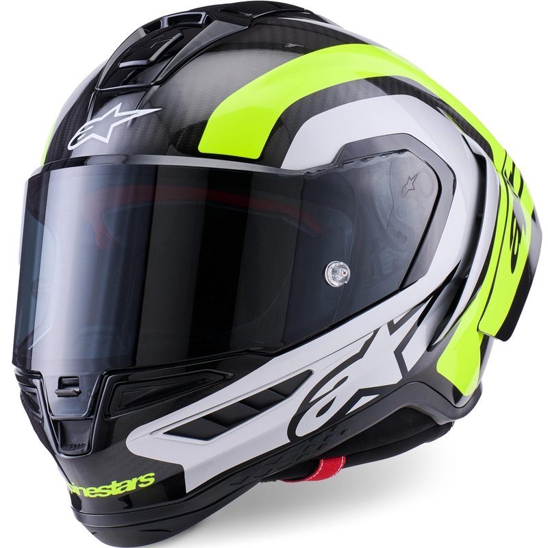 Integrální helma na motorku Alpinestars Supertech R10 Arius černo-fluo žluto-bílá