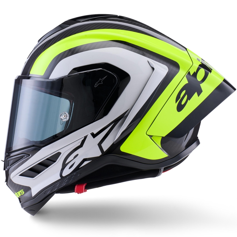 Integrální helma na motorku Alpinestars Supertech R10 Arius černo-fluo žluto-bílá