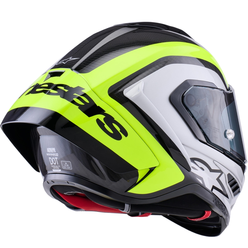 Integrální helma na motorku Alpinestars Supertech R10 Arius černo-fluo žluto-bílá