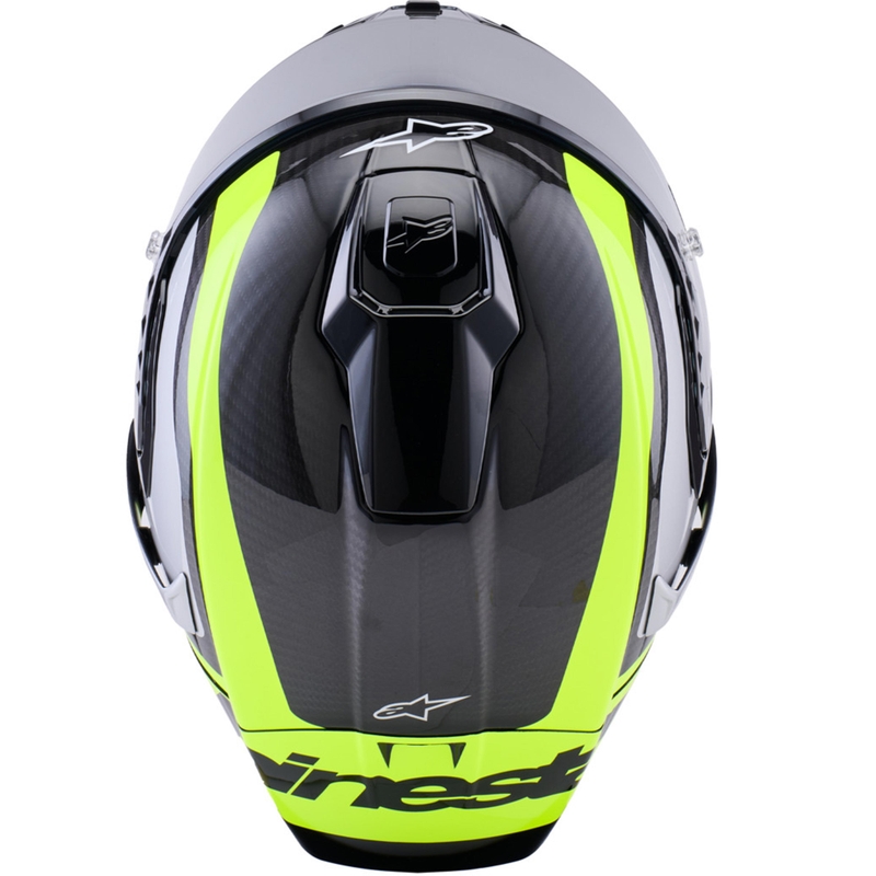 Integrální helma na motorku Alpinestars Supertech R10 Arius černo-fluo žluto-bílá