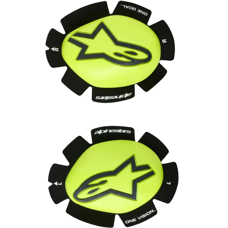 Alpinestars GP Plus térdsliderek fluo sárga-fekete 2 db
