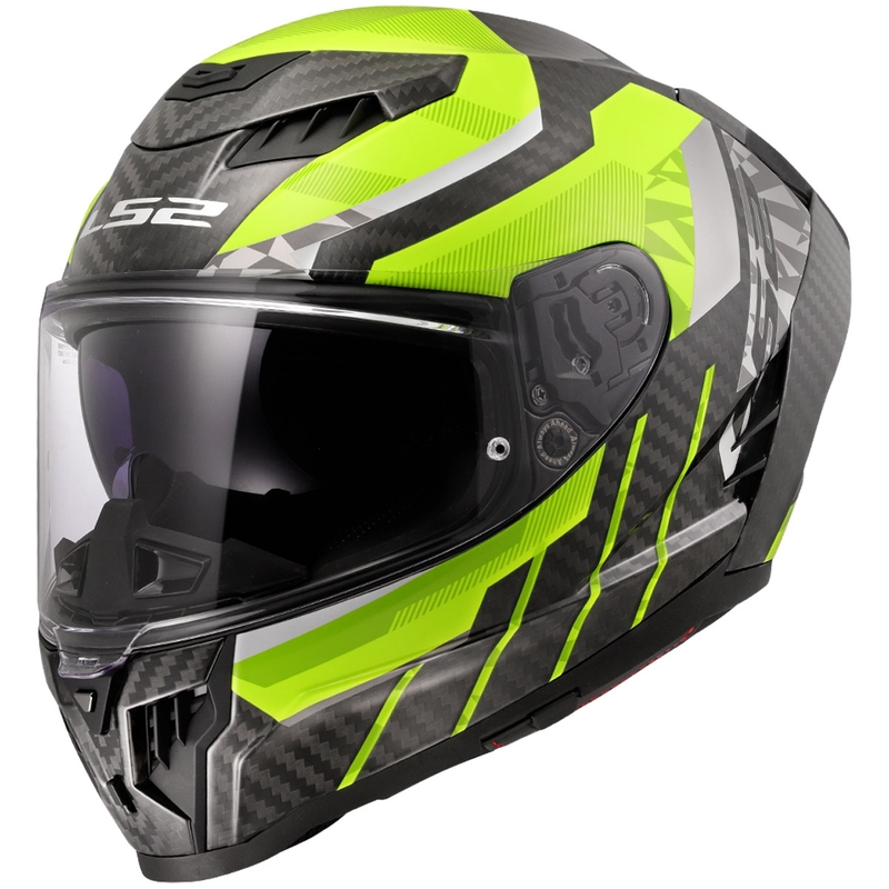 LS2 FF807 Dragon Trax zárt motoros bukósisak sárga