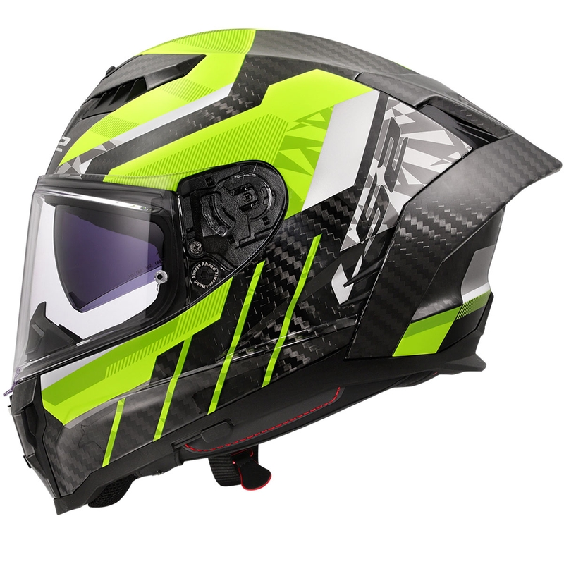 LS2 FF807 Dragon Trax zárt motoros bukósisak sárga