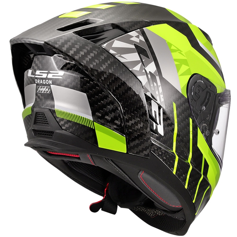 LS2 FF807 Dragon Trax zárt motoros bukósisak sárga
