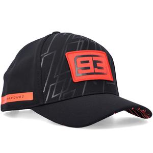 Ducati Marc Márquez Technical Baseball Cap 93 Patch sapka fekete